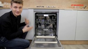 Первый запуск посудомоечной машины MAUNFELD MLP 12B
