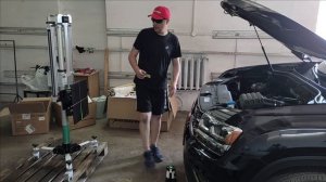 Калибровка радара ACC лаунчем в VW Atlas USA 2019 года