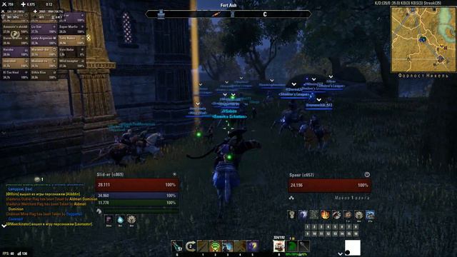 Elder Scrolls Online Рейд Shadow`s League 24.11.2017 (Часть 2), игра на хиле смотреть онлайн