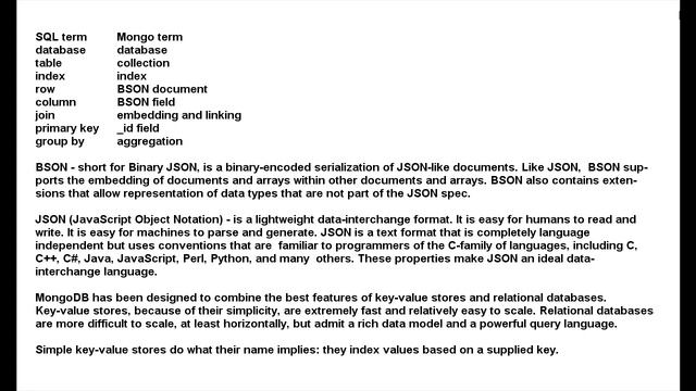 MongoDB tutorial - Theory and installation (Lesson 1) смотреть онлайн