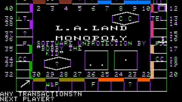 L.A. Land Monopoly for the Apple II смотреть онлайн