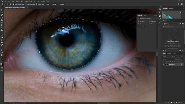 How to Change Eye Color in Photoshop смотреть онлайн