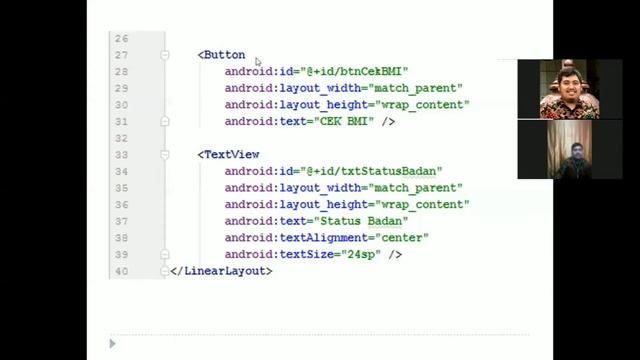 Membuat layout hitung BMI смотреть онлайн