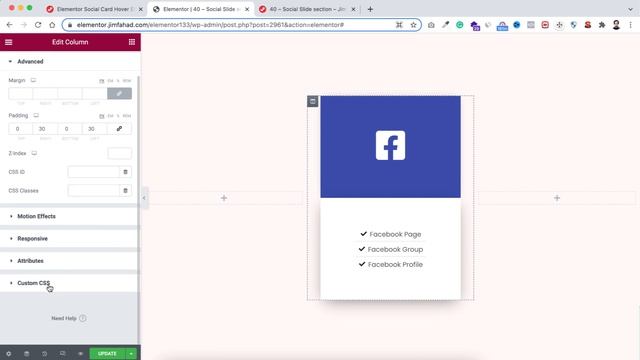 Elementor Social Card Hover Effect | WordPress Elementor Pro Tutorial | Elementor Tips and Tricks смотреть онлайн