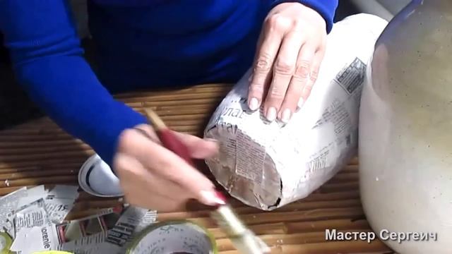 Шикарная ваза своими руками, как будто из камня смотреть онлайн