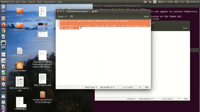 How to compile and run C++ code using CMake on Ubuntu Linux смотреть онлайн