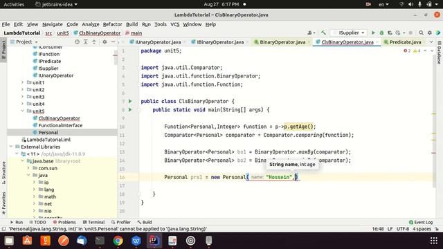 8 - Java Lambda Epression های آماده در Functional Interface Suplier-UnaryOperator-BinaryOperator смотреть онлайн