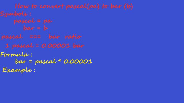pascal to bar conversation - pressure converter смотреть онлайн