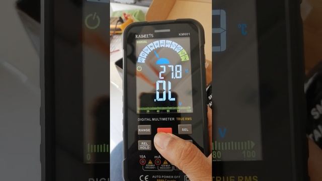 Smart multimeter Kaiweets KM601 смотреть онлайн