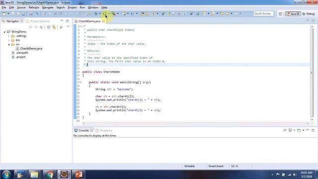 Java String (Getting characters using charAt method) | Java Tutorial смотреть онлайн