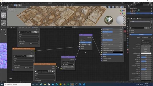 Bump Map, Normal Map And Displacement Map In Blender 2.80