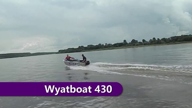 Wyatboat 430 C мотором 9,9 лс