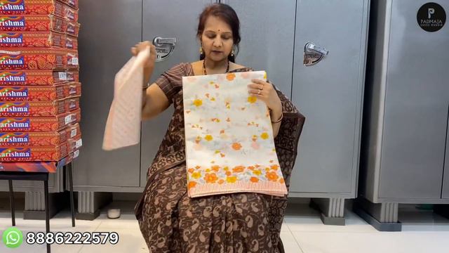 SUMMER SPECIAL KARISHMA COTTON SAREES | 8886222579 | DELIVERY AVAILABLE | смотреть онлайн
