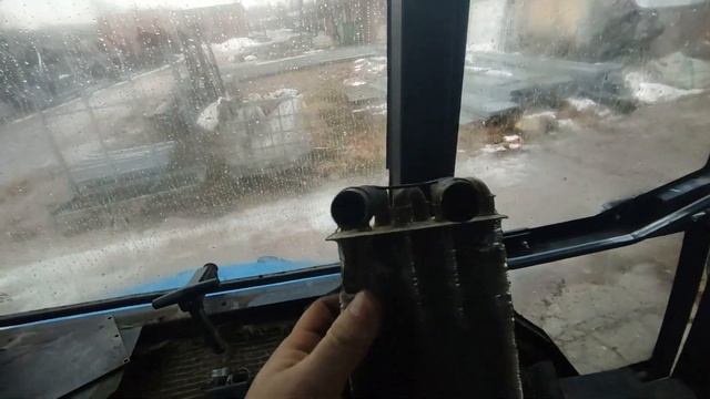 PRONAR 82 TSA- сделал подножку,промыл радиатор печки.