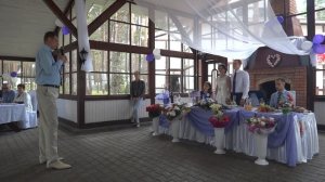 Напутствие молодым.Тост папы.Свадьба.