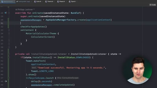 How to Use the Google Play In-App Update API | Android Studio Tutorial смотреть онлайн