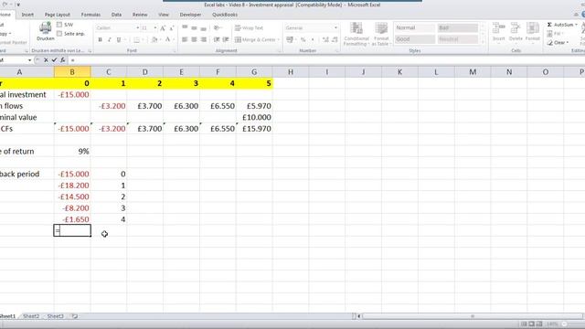 Excel labs - Investment appraisal - "No time like the Net Present Value!" смотреть онлайн
