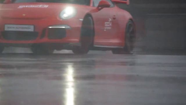 Дрифт на Porsche 911 GT3 смотреть онлайн