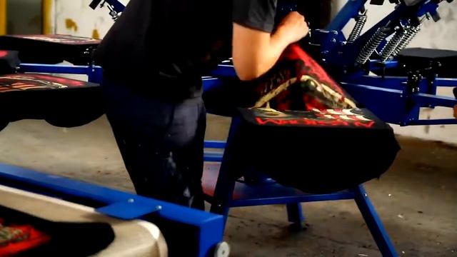 ПЕЧАТЬ НА АВТОМАТЕ PRINTEX HURRICANE SLE И РУЧНОЙ КАРУСЕЛЬНОЙ МАШИНЕ PRINTEX MAN. смотреть онлайн