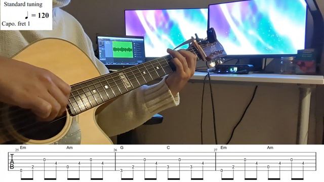 【Tab】Smells Like Teen Spirit / Nirvana (Fingerstyle sologuitar Arrangement) смотреть онлайн