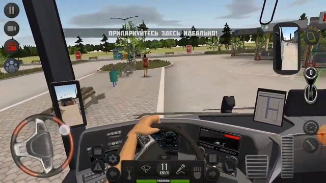 КАК ПРАВИЛЬНО ПАРКОВАТЬ АВТОБУС В ИГРЕ BUS SIMULATOR ULTIMATE смотреть онлайн
