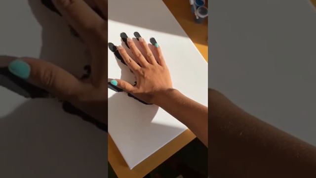 Картина из отпечатков рук смотреть онлайн