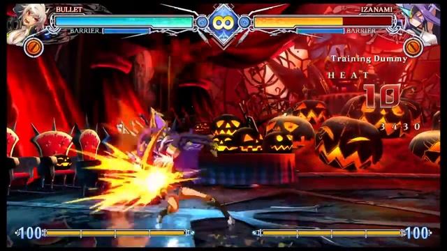 BBCF2 Bullet - Matchups - Izanami - Punishing Slide Kick with React 6C смотреть онлайн