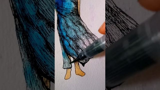 Drawing water color angel sketch art? смотреть онлайн