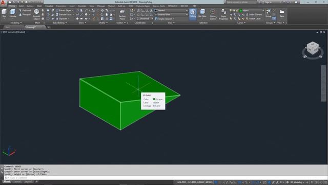 AutoCAD Tutorial Lesson 3-10 Primitive Solids (Complete Beginners Course) смотреть онлайн