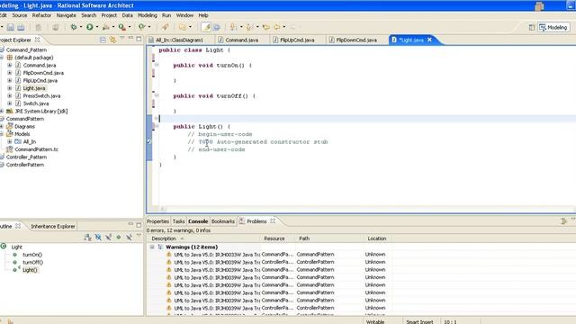 Software Design - Command Pattern (Example program of Light switch) смотреть онлайн
