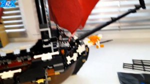 Китайский аналог LEGO корабля "Месть королевы Анны" - по серии Pirates of the Caribbean 2011 года