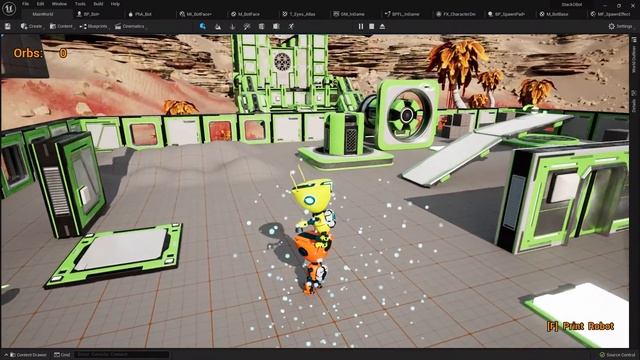 "Stack-O-Bot" UE5 Game Starter Kit Overview | Unreal Engine смотреть онлайн