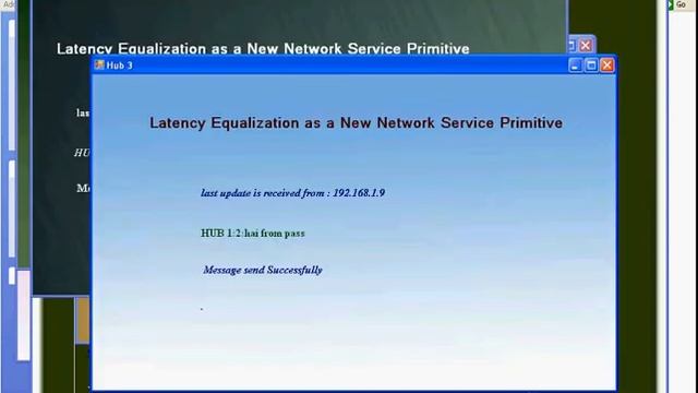 Latency Equalization as a New Network Service Primitive-Pass 2012 IEEE Project смотреть онлайн