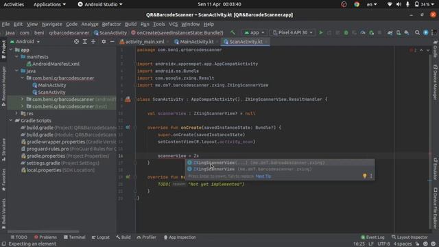 #PART II (How To Make QR & Barcode Scanner) | ANDROID STUDIO | KOTLIN смотреть онлайн