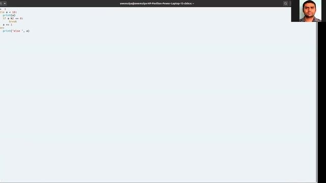 While loop in python with continue, break and else смотреть онлайн