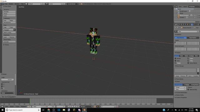 How to Make 3D Renders of Your Minecraft Skin Using Blender! смотреть онлайн