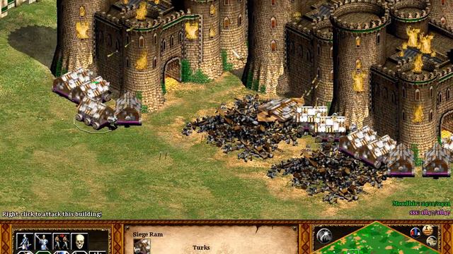 AGE OF EMPIRES 2 CONQUERORS can u destroy 9 persian castle with 12 siege ram? смотреть онлайн