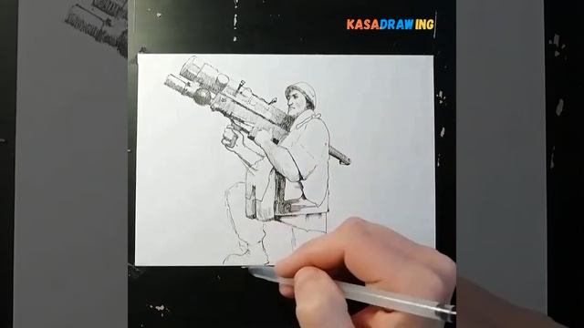 Рисунок СОЛДАТА на 23 февраля как нарисовать? УРОК РИСОВАНИЯ