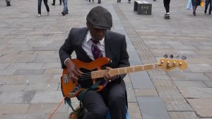 ТЕХНО РОК НА БАСУ ► УЛИЧНЫЙ ГИТАРИСТ - ВИРТУОЗ