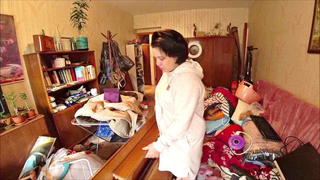 НАЧИНАЮ ГЛОБАЛЬНЫЙ РАЗБОР ХЛАМА и УБОРКУ В КВАРТИРЕ Ч.1 /// ОТКРОВЕНННЫЙ РАЗГОВОР о моих проблемах смотреть онлайн