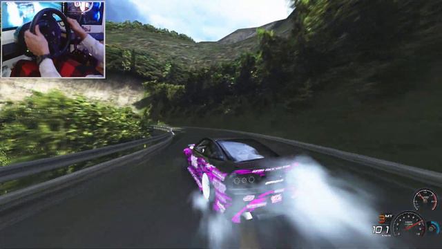 Full Send at EK Myogi w/ Nissan Silvia S13 | 4K 60FPS | Assetto Corsa | Steering wheel gameplay смотреть онлайн