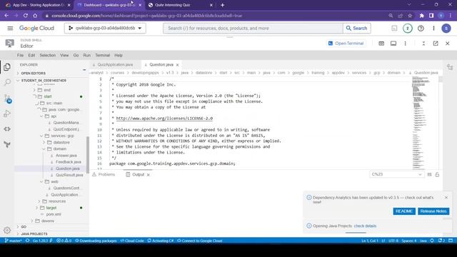 App Dev - Storing Application Data in Cloud Datastore: Java Qwiklab смотреть онлайн
