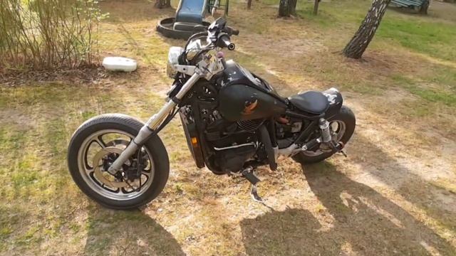 1985 Honda Shadow VT 1100 bobber смотреть онлайн