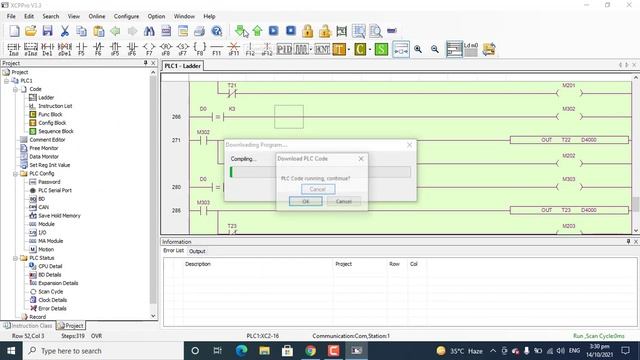 How To Upload And Download Programme From Xinje PLC смотреть онлайн