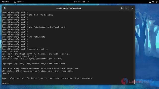 How to install and configure Back-Drop CMS on Fedora 34 смотреть онлайн