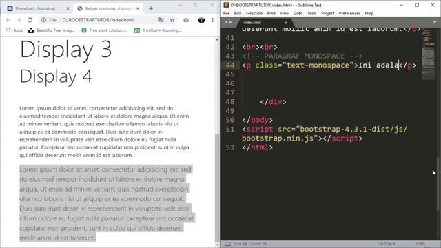 Seri Belajar Bootstrap 4 #1 Pengenalan dan Typography смотреть онлайн