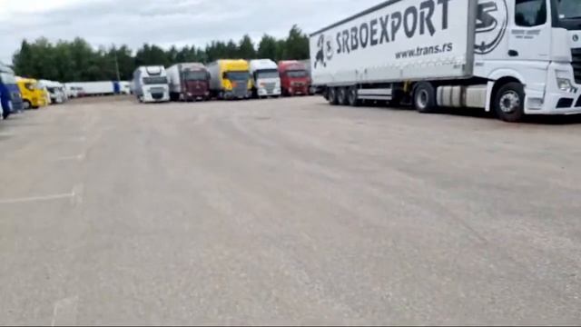 Погранпереход Литва-Белоруссия. смотреть онлайн