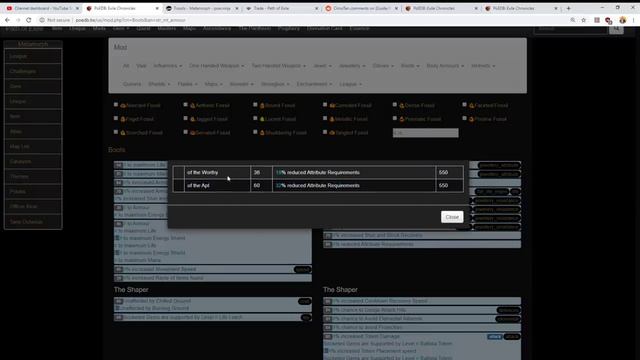 Path of Exile - Crafting Theory and Practice - Rolling Endgame Two-Toned Boots in Metamorph смотреть онлайн