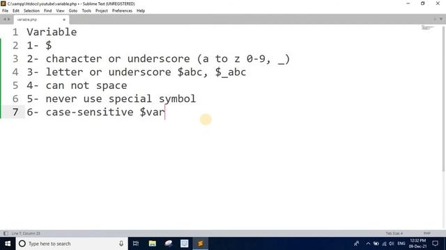 Variables In PHP | PHP Variables | How To Declare Variable In PHP | PHP Tutorial In Hindi/Urdu #08 смотреть онлайн