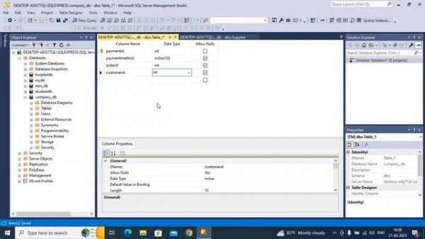 How to Create Simple ERD in SQL Server
